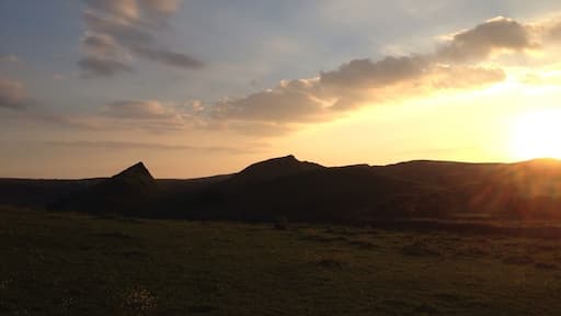 Summer solstice sunset at the Dragon's Back