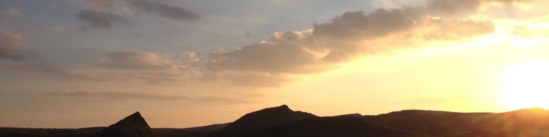 Summer solstice sunset at the Dragon's Back