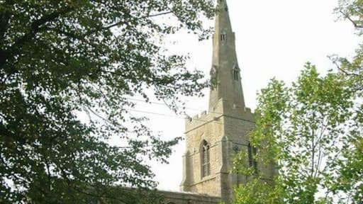 St Mary's parish church, Bluntisham, Cambridgeshire (formerly Huntingdonshire), seen from the northeast