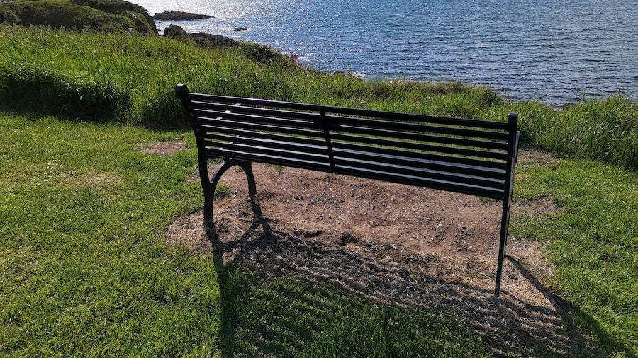 Bench with great view to Irish Sea