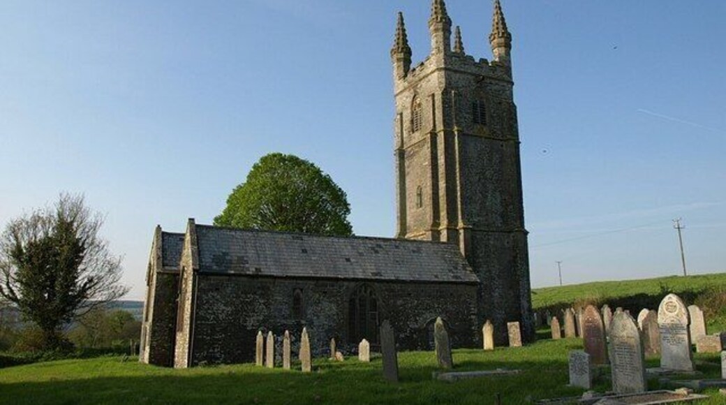 All Saints' Church, Dunterton. This view of 797484 is from the northern part of the churchyard.