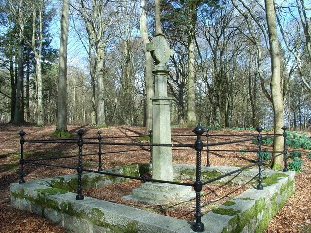 Earl of Crawford's body hiding place