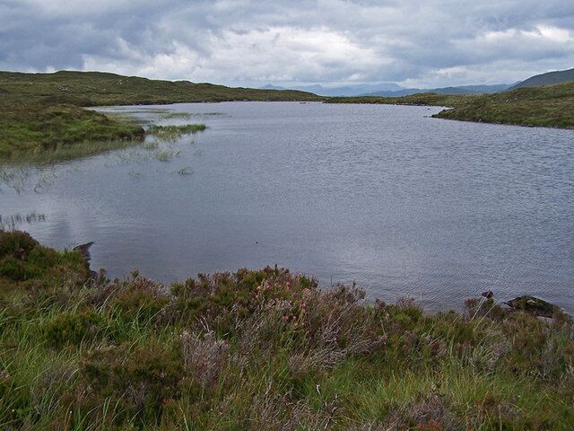 Loch Cùil na Creig A lochan west of Creag Strollamus.