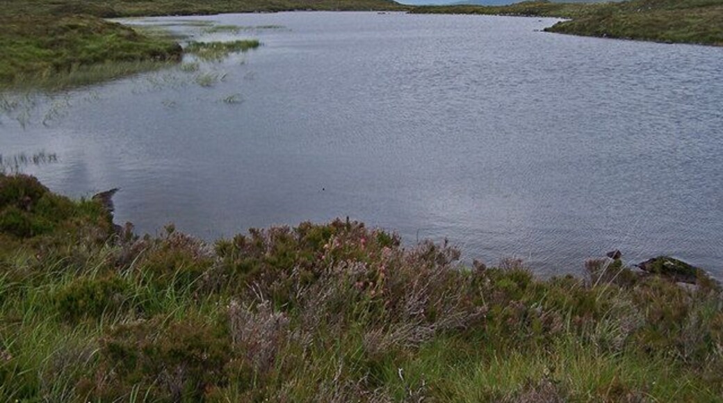 Loch Cùil na Creig A lochan west of Creag Strollamus.