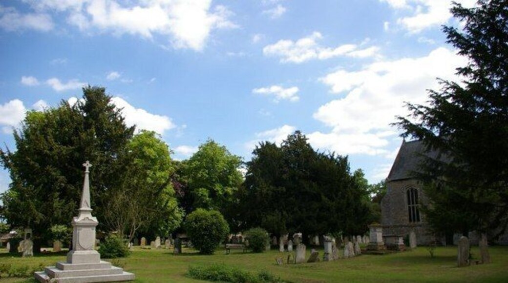 Part of St Mary's parish churchyard, Doddington, Cambridgeshire