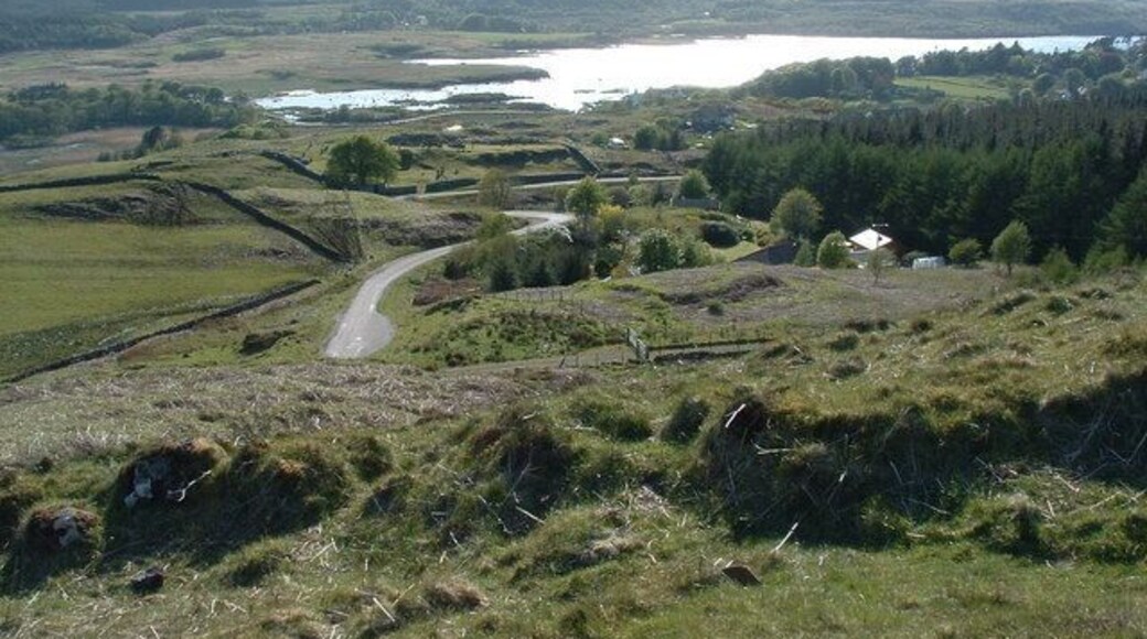 View to Dervaig. Dervaig and Loch a' Chumhainn