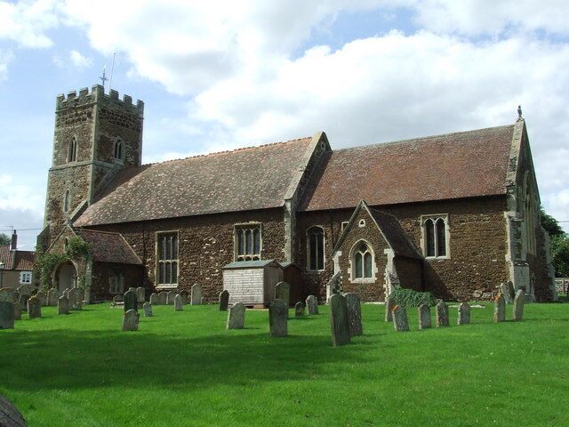 St Mary Denver. The church of St Mary Denver, Norfolk for more info see http://www.norfolkchurches.co.uk/denver/denver.htm for other view see 1450546