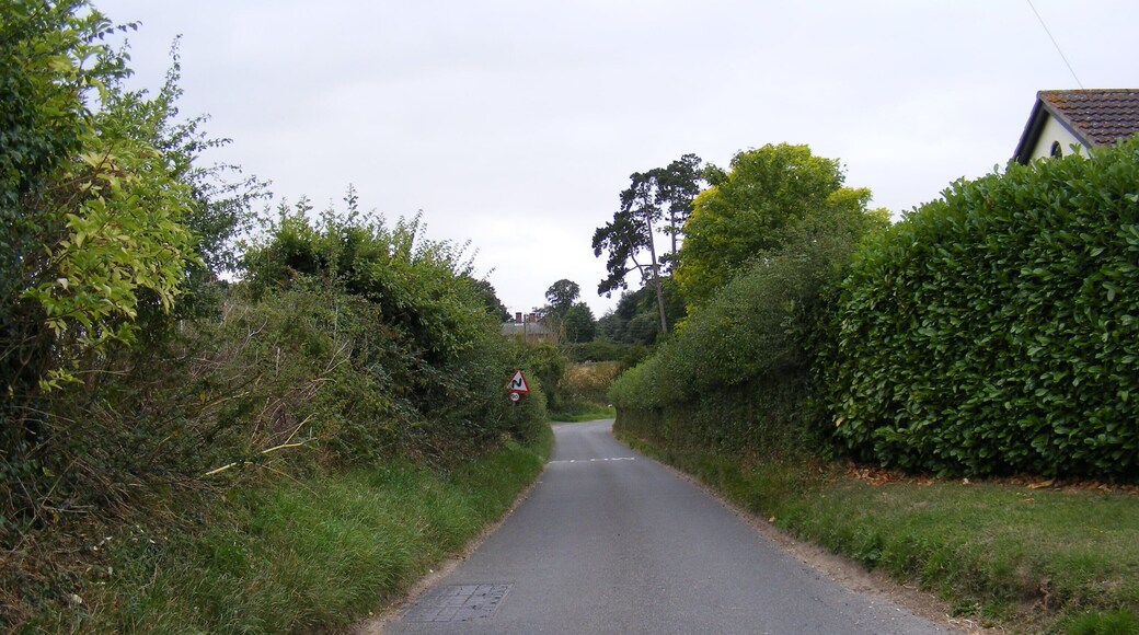 Low Road, Darsham Looking towards Darsham