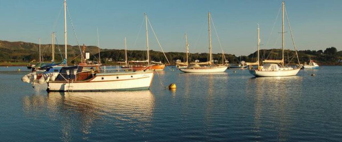 Morning sunshine, Balvicar Bay
