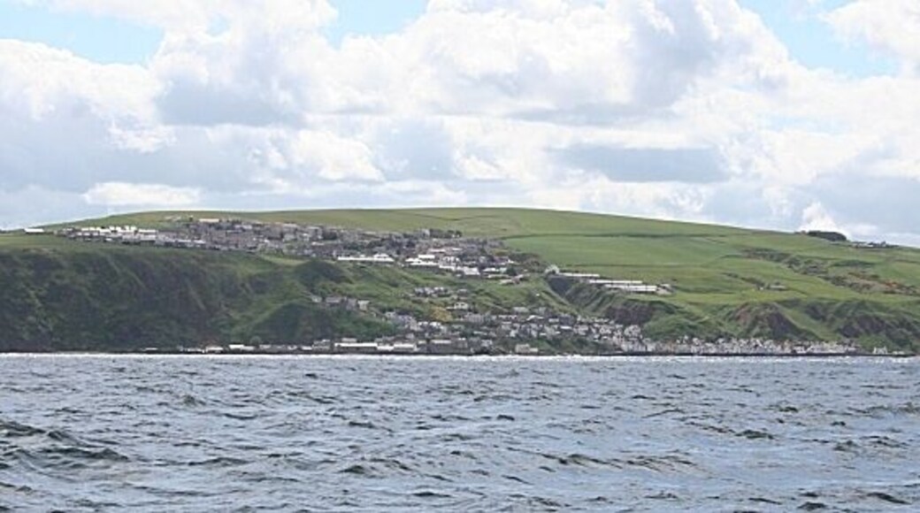 Gardenstown from the Sea, Aberdeenshire, Scotland