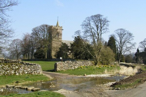 Ford & Stepping Stones Ford & Stepping Stones across Dalebanks Beck at Crosby Ravensworth.