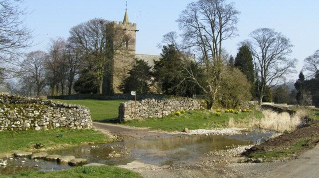 Ford & Stepping Stones Ford & Stepping Stones across Dalebanks Beck at Crosby Ravensworth.