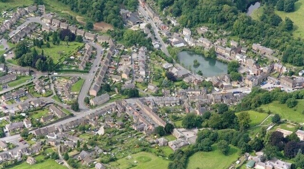 Cromford Market place and surrounding area