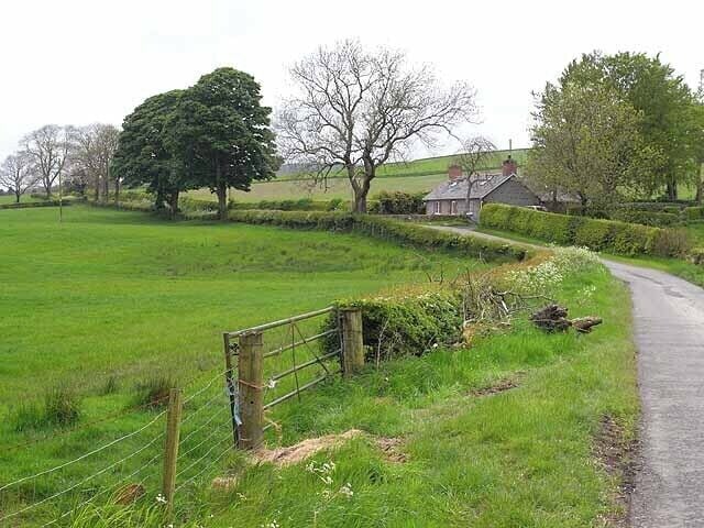 Peartree Cottage On the minor road between Shawhead and Crocketford.