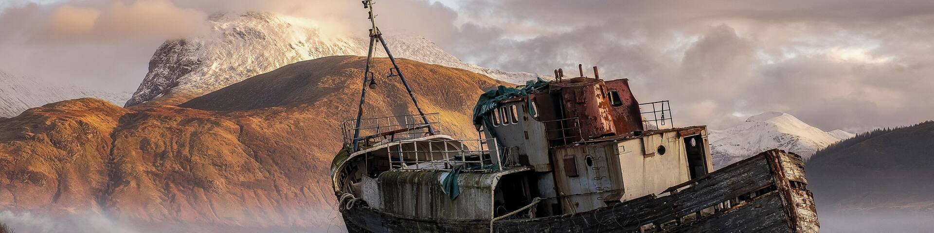 This is one of my favourite photo locations. The ship makes a wonderful subject in front of the imposing Ben nevis, the highest mountain in Great Britain.