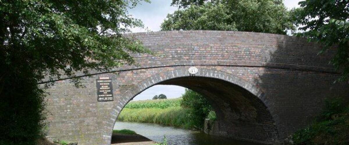 Bridge 47: Congerstone Bridge Along the Ashby Canal near Congerstone in West Leicestershire.