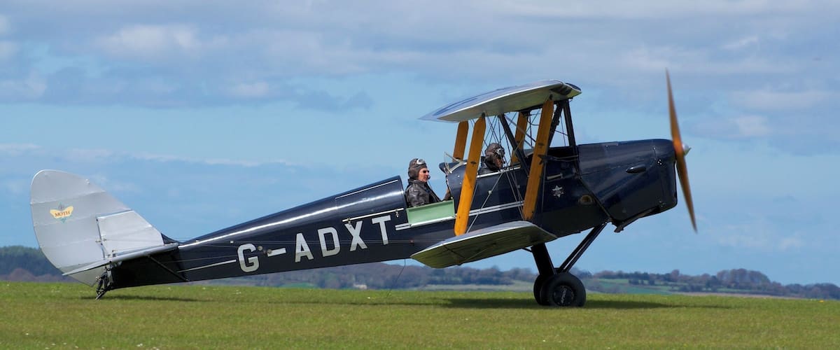 Compton Abbas airfield. Dorset.