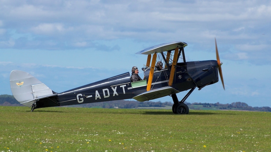 Compton Abbas airfield. Dorset.