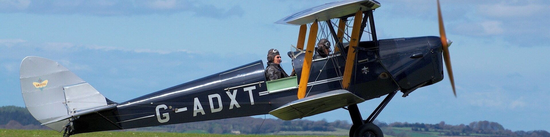 Compton Abbas airfield. Dorset.