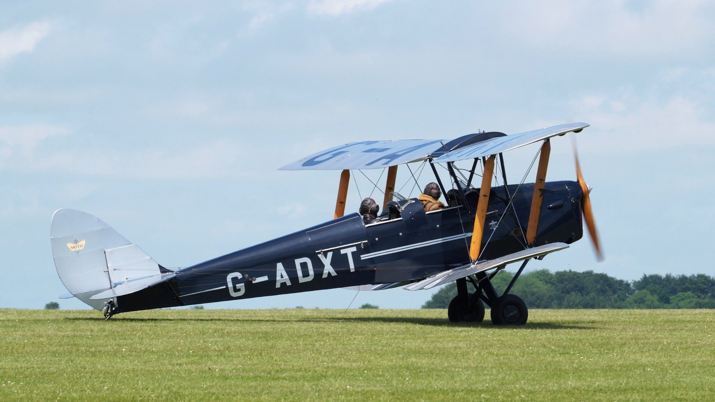 The busiest day ever in the history of this charming airfield. A hot sunny day was the icing on the cake!