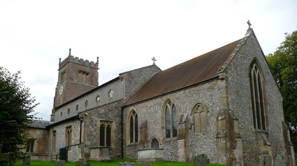 St Mary's parish church, Collingbourne Kingston, Wiltshire, seen from the southeast