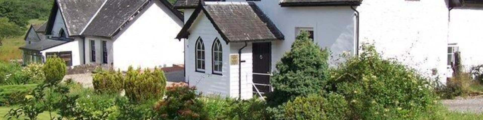 Glendaruel, Conchra House and Kilmodan Cottage. Conchra House, probably the old School House
