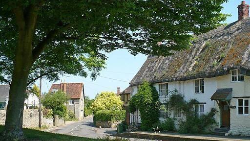 Thatched cottages, Newton Blossomville