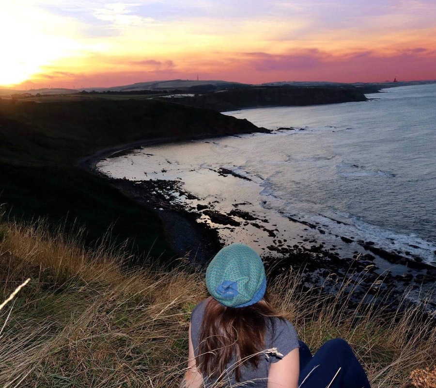 Winter sunsets on the East Lothian coast are simply stunning.