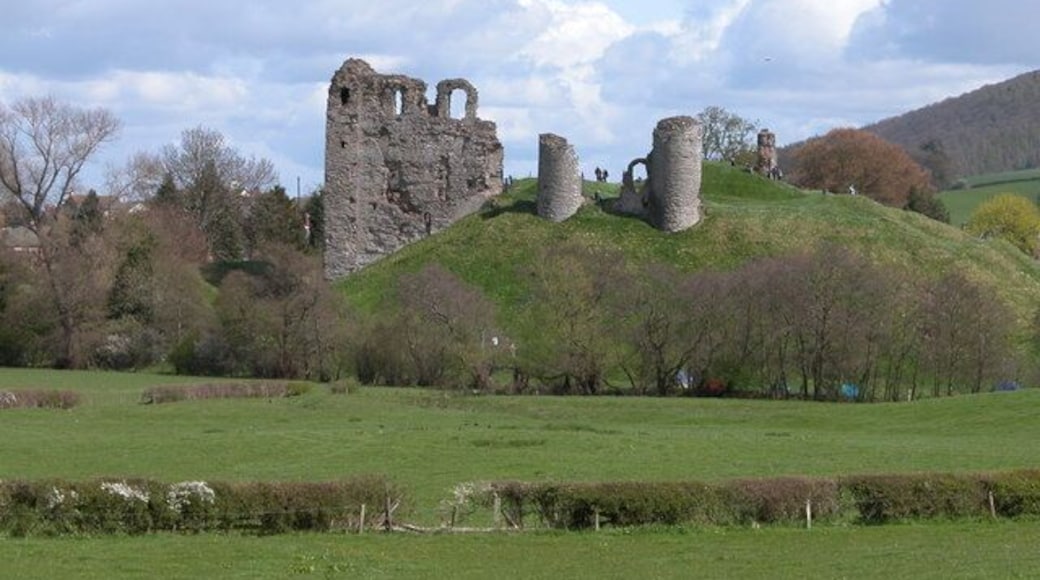 Clun Castle viewed from the west