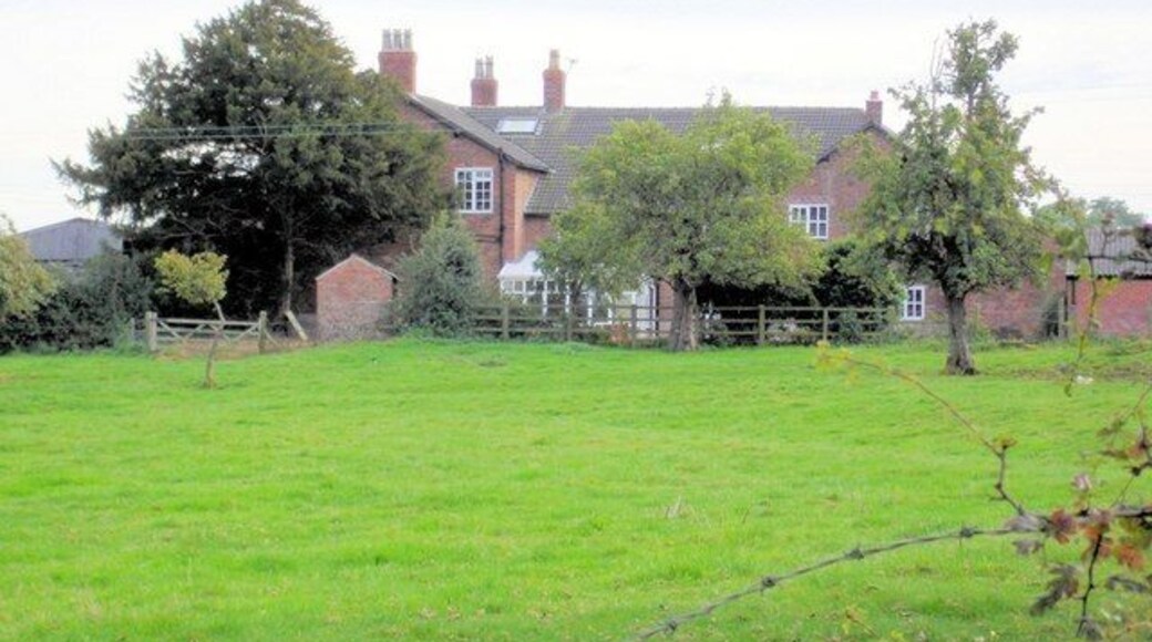 Lea Green Hall Lea Green Hall seen from Lee Green Lane, Church Minshull.