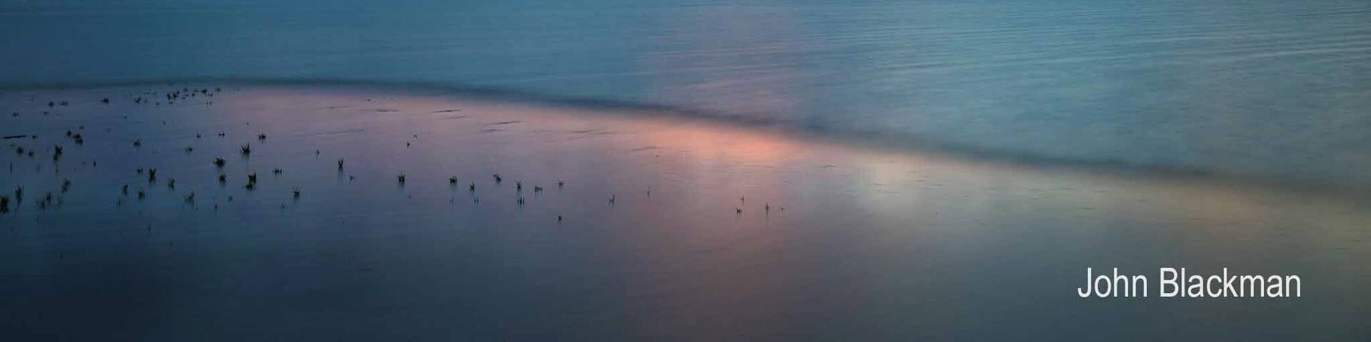 Incoming tide at East Fleet near Weymouth, Dorset