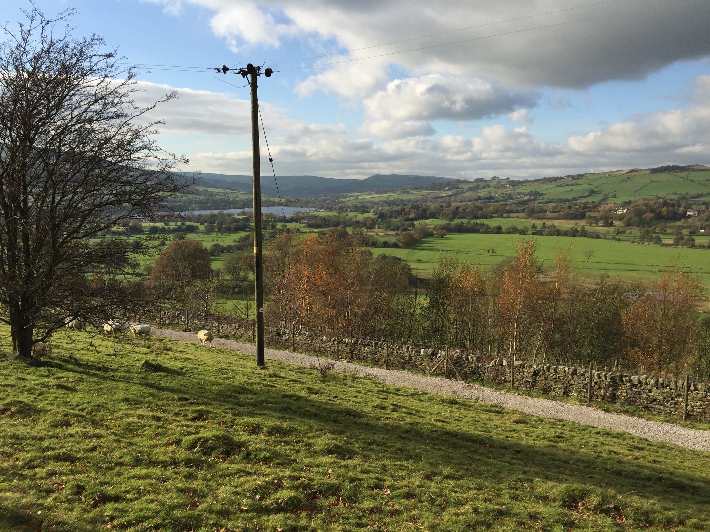 Looking out over the valley, 5 minutes from the station. 