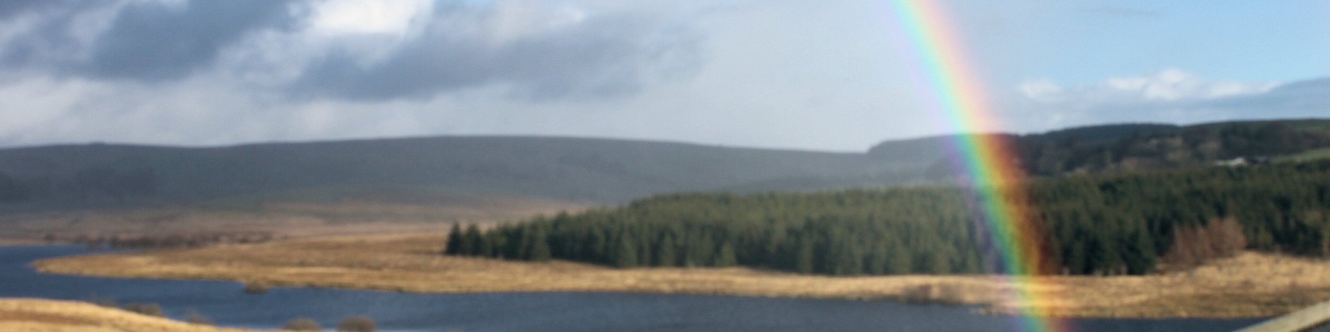 Llyn Alwen Reservoir, Conwy Borough County, Wales.