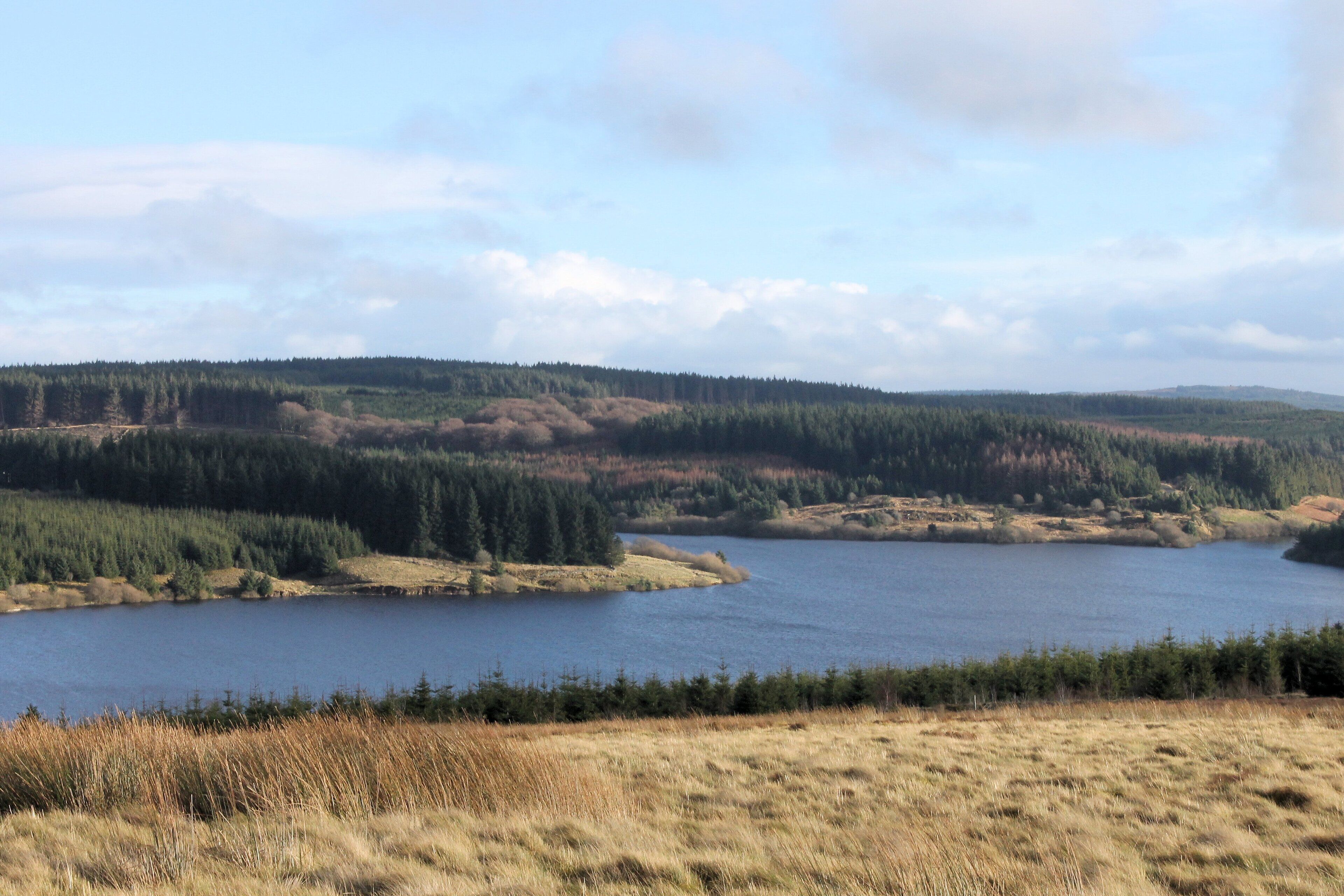 Llyn Alwen Reservoir, Conwy Borough County, Wales.