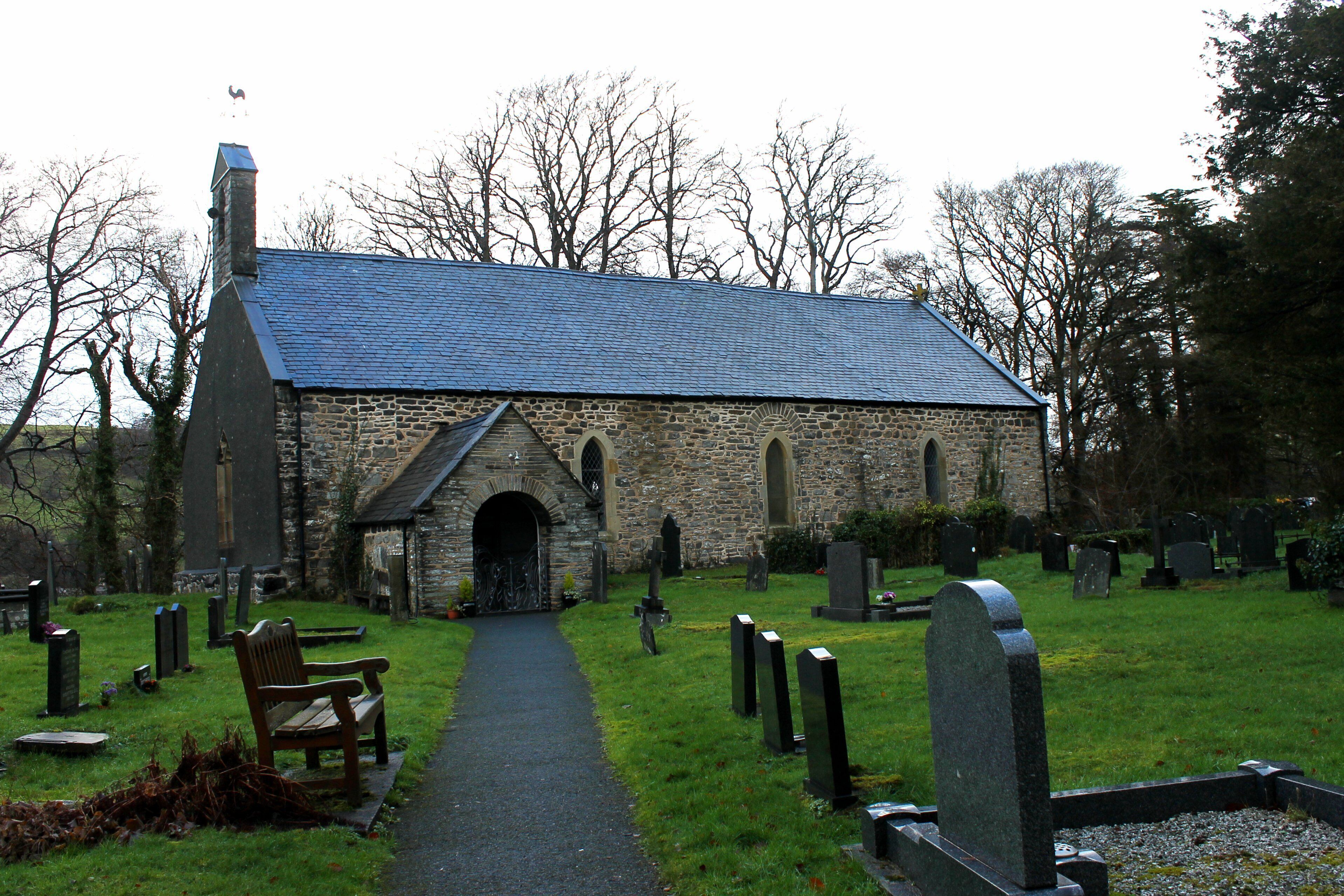 OS Grid Ref: SH839062 Late medieval church heavily restored in the nineteenth century, the interior was altered in 1902. However the roof dates from the fifteenth century and the porch is dated 1742. Coflein: http://www.coflein.gov.uk/en/site/400342/details/ST+TYDECHO%27S+CHURCH%2C+CEMMAES/