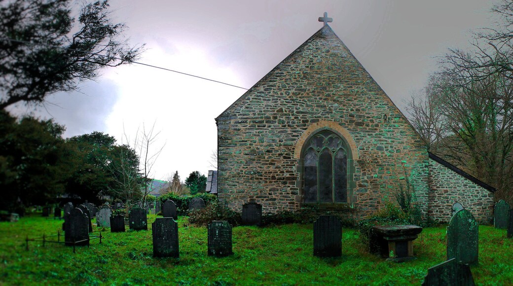 OS Grid Ref: SH839062 Late medieval church heavily restored in the nineteenth century, the interior was altered in 1902. However the roof dates from the fifteenth century and the porch is dated 1742. Coflein: http://www.coflein.gov.uk/en/site/400342/details/ST+TYDECHO%27S+CHURCH%2C+CEMMAES/