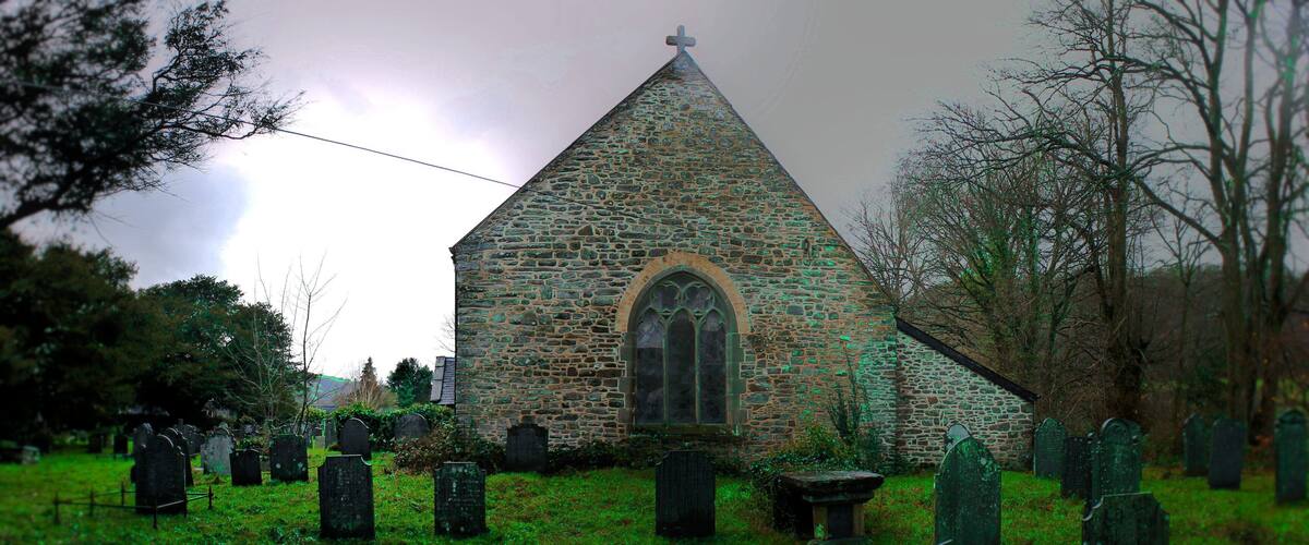 OS Grid Ref: SH839062 Late medieval church heavily restored in the nineteenth century, the interior was altered in 1902. However the roof dates from the fifteenth century and the porch is dated 1742. Coflein: http://www.coflein.gov.uk/en/site/400342/details/ST+TYDECHO%27S+CHURCH%2C+CEMMAES/