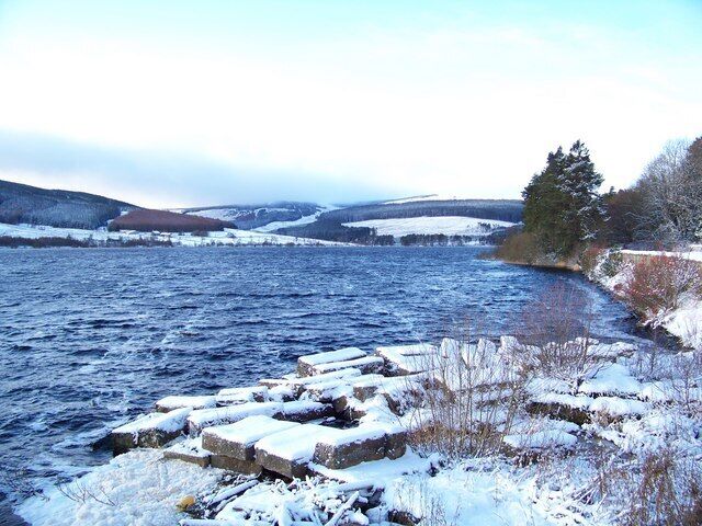 Catcleugh Reservoir A view of the Catcleugh Reservoir from the dam wall.