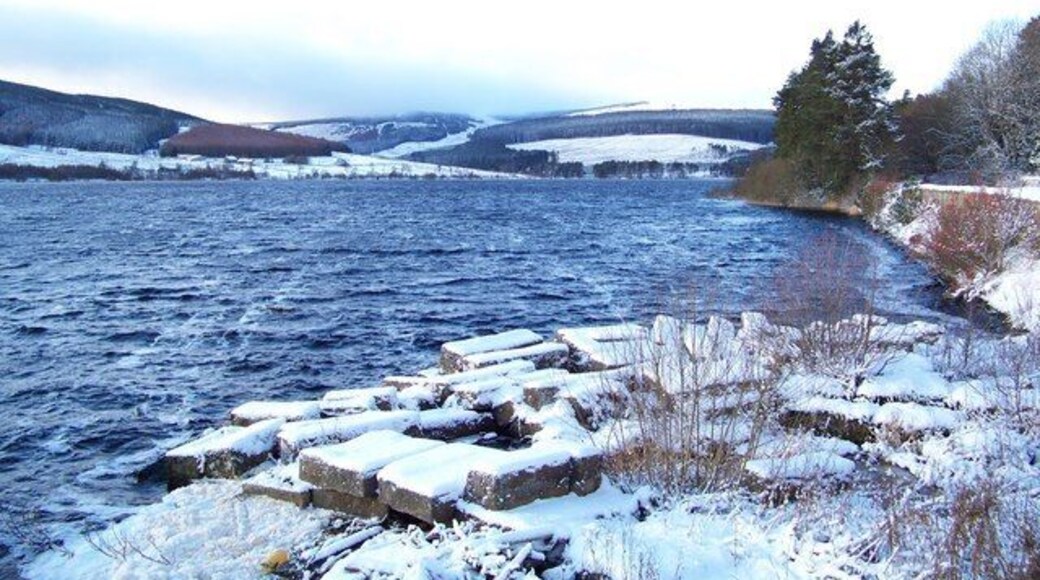 Catcleugh Reservoir A view of the Catcleugh Reservoir from the dam wall.