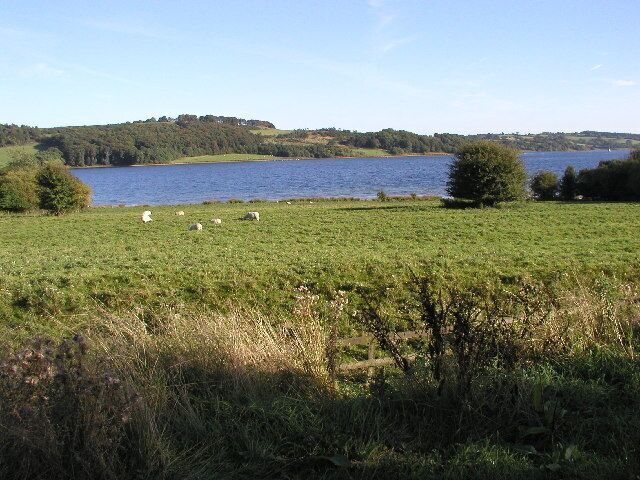 Carsington Water. View from the car park at MR: SK249528.