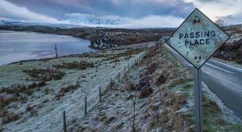 Cuillin Ridge Mountains view during icy sunrise
Most people make it to Carbost to visit Talisker distillery or taste the amazing seafood from The Oyster Shed, but if you continue further up, this amazing perspective of the Cuillin Ridge will open up for you.
#hiddenscotland #discoverscotland #isleofskye #carbost #igscotland #ig_scotland #scotland_insta #scotland_ig #uk #perspectives #mountains #sunrise #winter #walking #hiking #outdoors