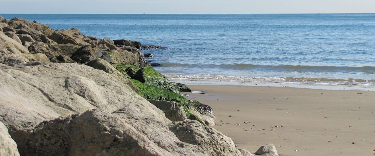 Sandbanks Beach, Poole, Dorset, England