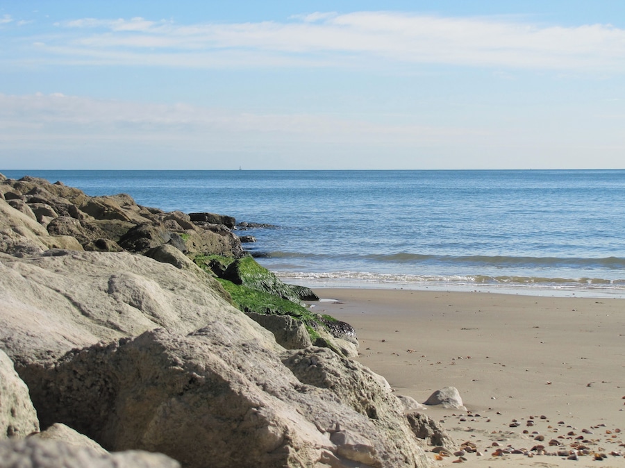 Sandbanks Beach, Poole, Dorset, England