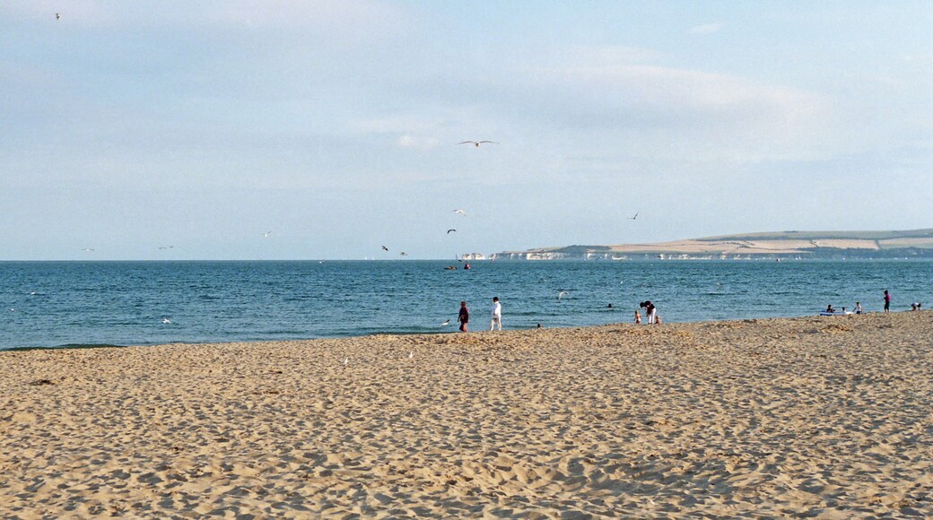Sandbanks Beach, Poole, Dorset, England