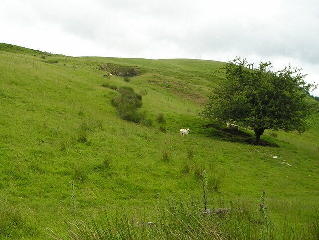 Lead Mine Site of a disused lead mine with its spoil heap, one of a number of such workings in this area.