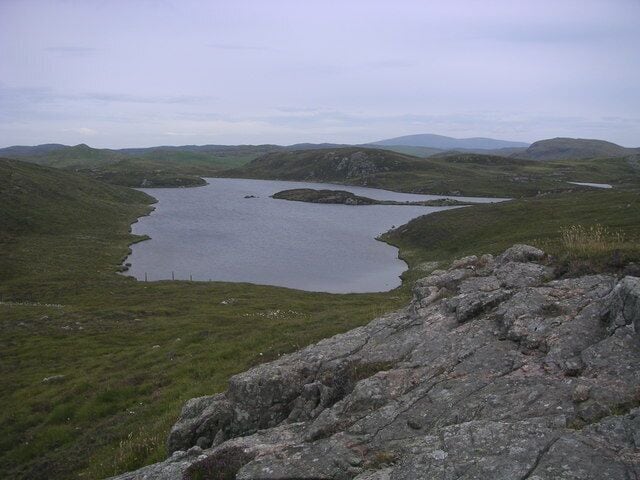 Houlls Water The south bay of Houlls Water, view from the Ward of Runafirth.