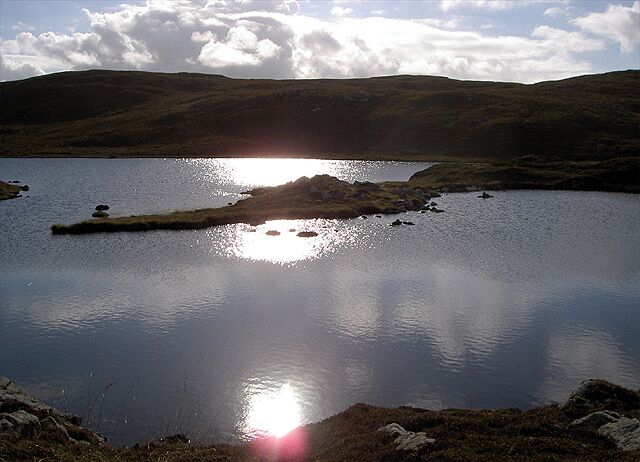 Houlls Water island Taken with my back to Ward of Runafirth hill.