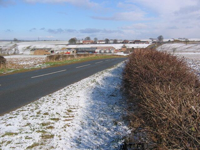 Looking to Kennels Farm. Looking NW, a representative view of this area.