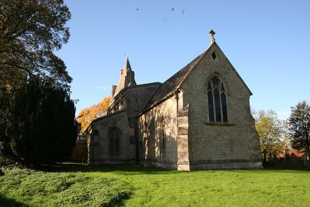 St.Thomas a Becket's church Decorated 14th century chancel with a Victorian east window of 1874