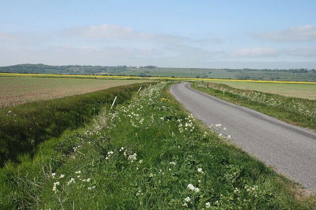 Tame Lane and drainage ditches